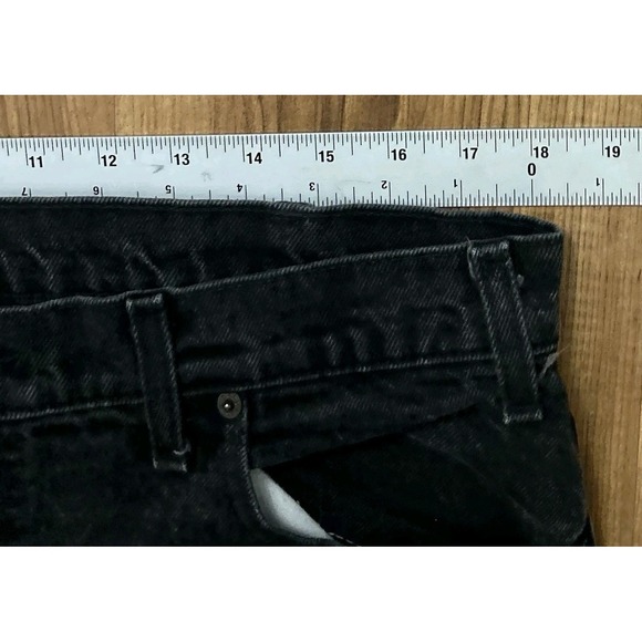 Vintage Levis 540 Jeans Mens 37x35 (tag 38) Black Relaxed Fit Made USA 90s Tall - Picture 9 of 12